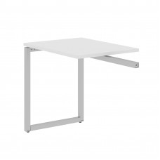 Брифинг приставка XQB 860 Белый/Алюминий 800х600х750