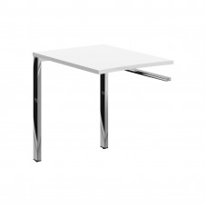 Брифинг приставка XGR 889.1 Белый/Нержавеющая сталь 800х600х750 XTEN GLOSS