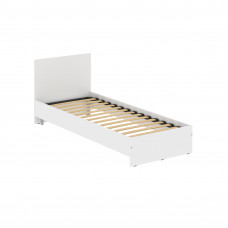 Кровать с изголовьем KBW 208.1 Белый 800х2000х800