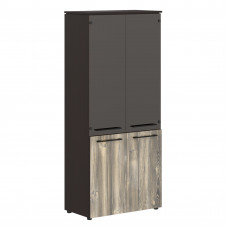 Шкаф комбинированный MHC 85.2 Дуб Базель/Венге Магия 854х423х1956