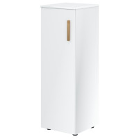 Шкаф колонка с средней дверью и топом FMC 40.1(L) Белый премиум/Белый премиум 404х429х1213 FORTA