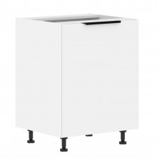 Шкаф напольный с полкой MOP 6082.1P Белая эмаль/Белый 600х560х820 IBIZA