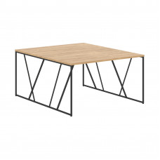 Стол LWST 1316 Дуб Бофорд/Черный 1360х1606х750 LOFTIS