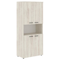 Шкаф с 2-мя комплектами глухих малых дверей и топом XHC 85.4 Сосна Эдмонт 856х432х1955 XTEN