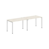 Стол 2-х местный XWST 2470 Сосна Эдмонт/Алюминий 2406х700х750 XTEN-S