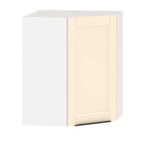 Шкаф угловой навесной с полкой MCHP 6072.1C Бежевый/Белый 600х600х720 SICILIA
