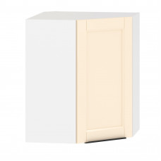 Шкаф угловой навесной с полкой MCHP 6072.1C Бежевый/Белый 600х600х720 SICILIA