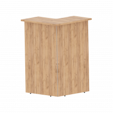 Стойка рецепции угловая DMC 88(R) Дуб Бофорд 800х800х1200 DEX