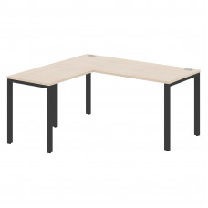 Стол угловой XS6CT 1615 Бук Тиара/Антрацит 1600х1500х750 XTEN-S60