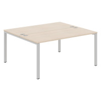 Стол 2-х местный XS6WST 1614 Бук Тиара/Серый 1600х1406х750 XTEN-S60