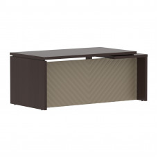 Стол руководителя TLCT 189(L) Венге Магия Z/Капучино 1800х900х750 TORR LUX