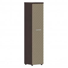 Шкаф колонка с глухой дверью и топом TLHC 42.1(L) Капучино/Венге Магия Z 432х450х1968 TORR LUX