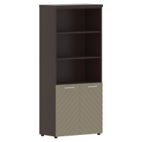 Шкаф с комплектом малых дверей и топом TLHC 85.5 Капучино/Венге Магия Z 856х450х1968 TORR LUX