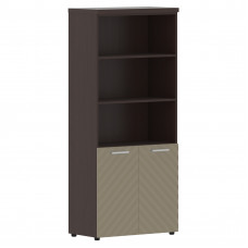 Шкаф с комплектом малых дверей и топом TLHC 85.5 Капучино/Венге Магия Z 856х450х1968 TORR LUX