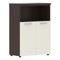 Шкаф с глухими малыми дверьми и топом TLMC 85.3 Латте/Венге Магия Z 856х450х1203 TORR LUX