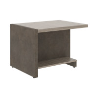 Стол журнальный СФ-531601 Дрифтвуд /Бетон чикаго темно-серый 600х800х550 WOOD&STONE