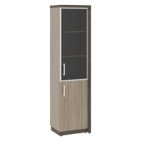 Шкаф СФ-534592 Бетон чикаго тем F187 ST9/Дрифтвуд H3090 ST22/Графит/Черный 537х454,5х2083 WOOD&STONE