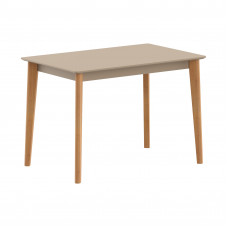 Стол прямой LYKKE TS-110 Тауп/Бук 1100х700х750 LYKKE