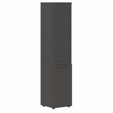 Шкаф высокий узкий EHCS 42.2 Мокко/Мокко/Мокко 426х430х1967 EDIS