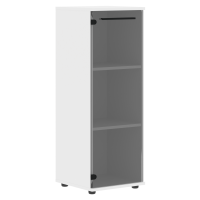 Шкаф средний узкий EMCS 42.2 Черный/Белый 426х430х1199 EDIS