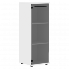 Шкаф средний узкий EMCS 42.2 Черный/Белый 426х430х1199 EDIS