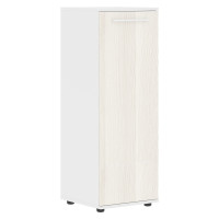 Шкаф средний узкий EMCS 42.1 Ясень Траун/Белый/Белый 426х430х1199 EDIS