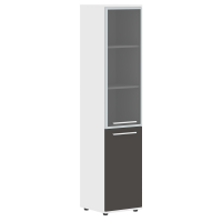 Шкаф высокий узкий EHCS 42.7(L) Мокко/Белый/Белый 426х430х1967 EDIS