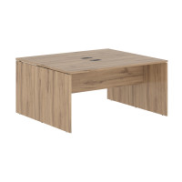 Стол двойной ED2ST 1567 Дуб Денвер светлый/Мокко 1560х1346х750 EDIS