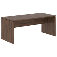 Стол прямой EDST 1780 Дуб Денвер тёмный/Черный 1760х800х750 EDIS