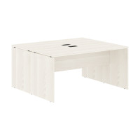 Стол двойной ED2ST 1567 Ясень Траун/Черный 1560х1346х750 EDIS