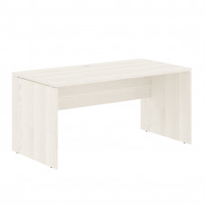 Стол прямой EDST 1580 Ясень Траун/Белый 1560х800х750 EDIS