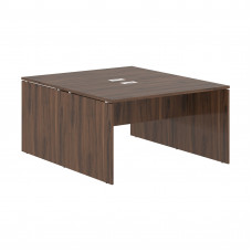 Стол двойной ED2ST 1380 Дуб Денвер тёмный/Белый 1360х1606х750 EDIS