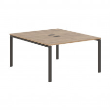 Стол 2-х местный EUWST 1316 Дуб Денвер светлый/Мокко 1360х1606х750 EDIS