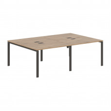 Стол 4-х местный EUWST 2316 Дуб Денвер светлый/Мокко 2326х1606х750 EDIS