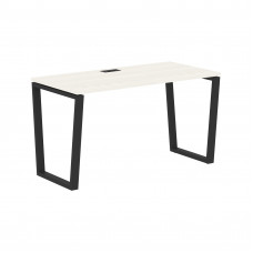 Стол прямой EVST 1367 Ясень Траун/Черный 1360х670х750 EDIS