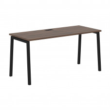 Стол прямой ELST 1567 Дуб Денвер тёмный/Черный 1560х670х750 EDIS