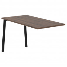 Брифинг-приставка ELB 1367 Дуб Денвер тёмный/Черный 1360х670х750 EDIS