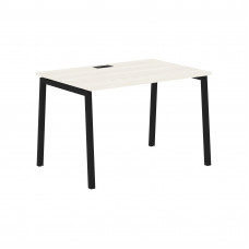 Стол прямой ELST 1180 Ясень Траун/Черный 1160х800х750 EDIS