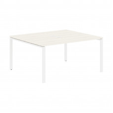Стол 2-х местный EUWST 1513 Ясень Траун/Белый 1560х1346х750 EDIS