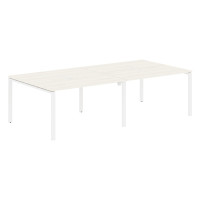 Стол 4-х местный EUWST 2713 Ясень Траун/Белый 2726х1346х750 EDIS
