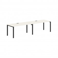 Стол 2-х местный EUWST 3180 Ясень Траун/Черный 3126х800х750 EDIS