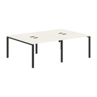 Стол 4-х местный EUWST 2316 Ясень Траун/Черный 2326х1606х750 EDIS