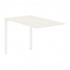 Брифинг-приставка EUB 1167 Ясень Траун/Белый 1160х670х750 EDIS