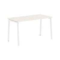 Стол прямой ELST 1367 Ясень Траун/Белый 1360х670х750 EDIS