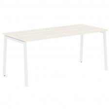 Стол прямой ELST 1780 Ясень Траун/Белый 1760х800х750 EDIS