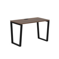 Стол прямой EVST 1167 Дуб Денвер тёмный/Черный 1160х670х750 EDIS