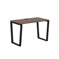 Стол прямой EVST 1167 Дуб Денвер тёмный/Черный 1160х670х750 EDIS
