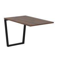 Брифинг-приставка EVB 1167 Дуб Денвер тёмный/Черный 1160х670х750 EDIS