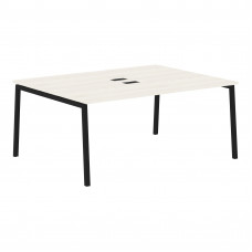 Стол 2-х местный ELWST 1713 Ясень Траун/Черный 1760х1346х750 EDIS