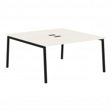 Стол 2-х местный ELWST 1516 Ясень Траун/Черный 1560х1606х750 EDIS